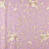 Mantón Tencel Bordado Malva - Ribes y Casals