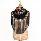Mantoncillo Bordado Triana Negro - Ribes y Casals