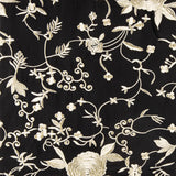 Mantón Tencel Bordado Negro - Ribes y Casals