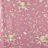 Mantón Tencel Bordado Rosa - Ribes y Casals