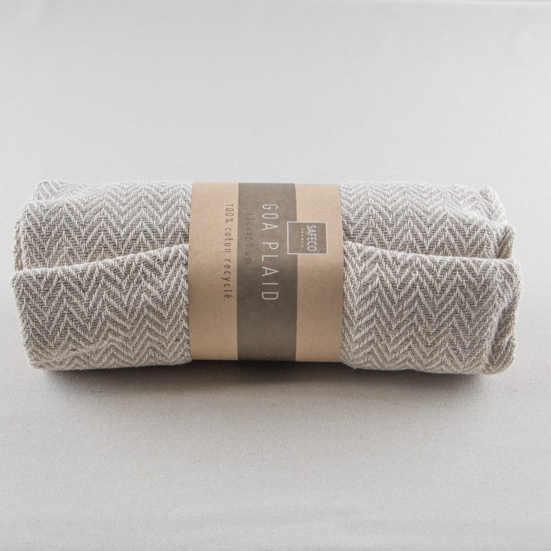 Mantas Plaid Beige - Ribes y Casals