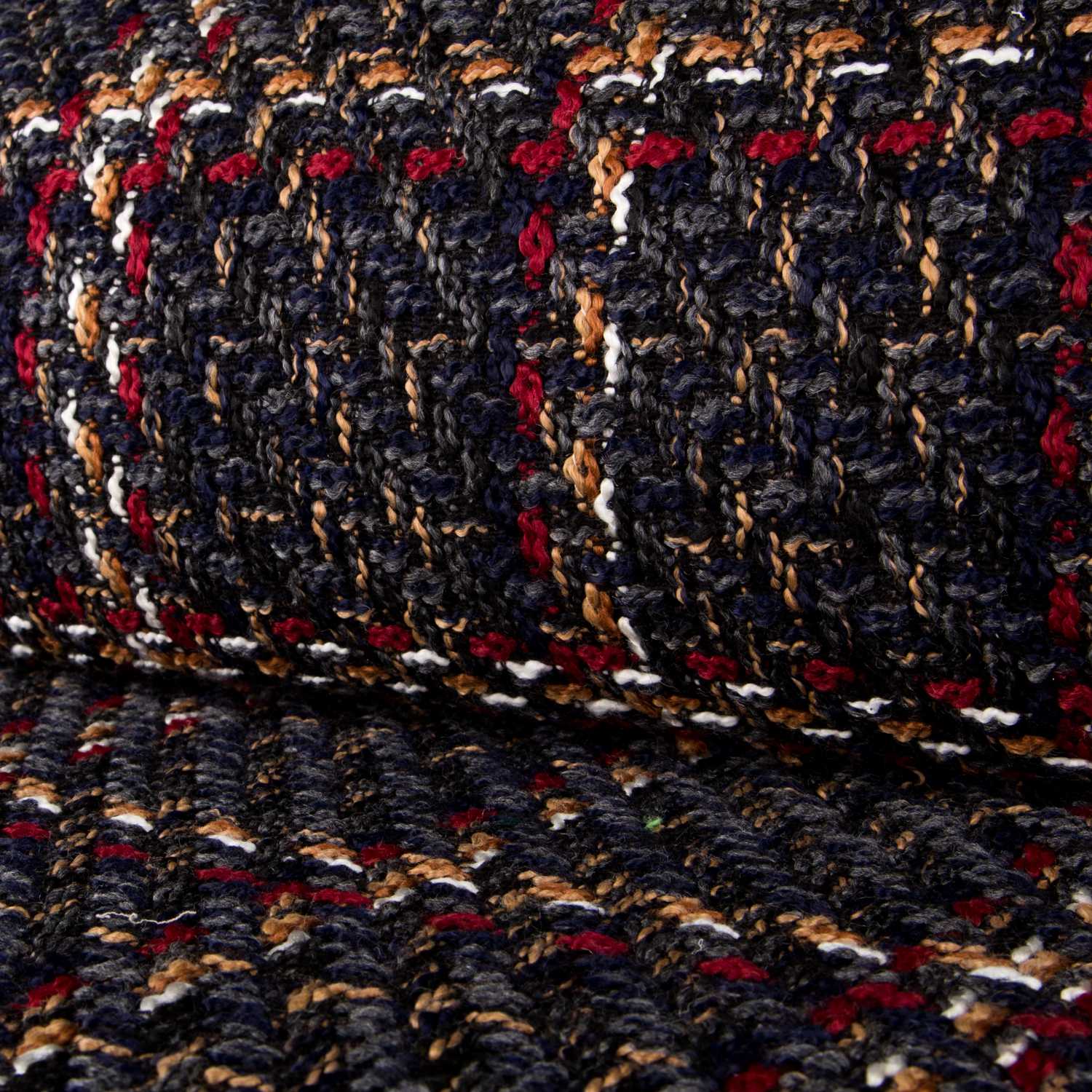 Abrigo Chanel Rojo Azul - Ribes y Casals