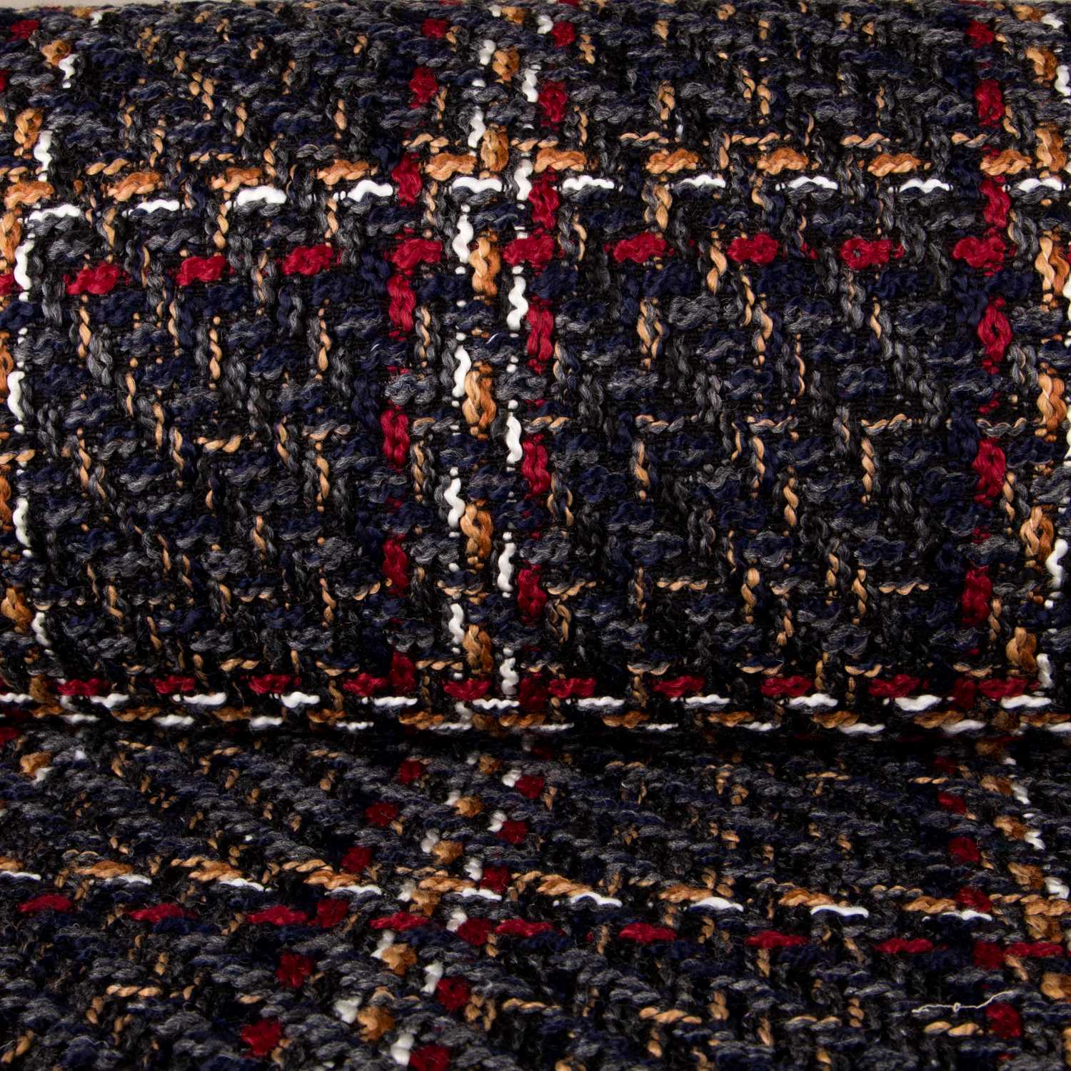 Abrigo Chanel Rojo Azul - Ribes y Casals