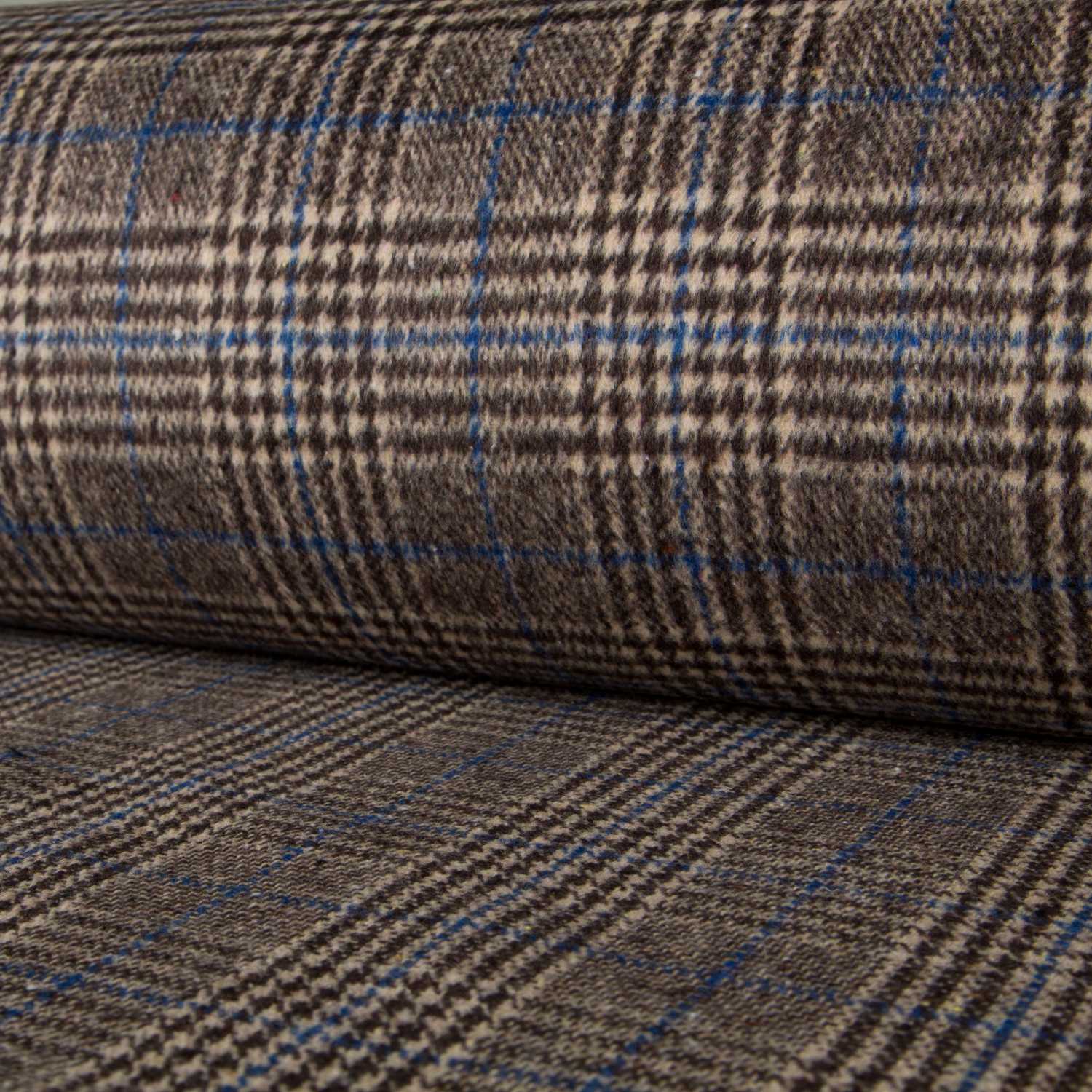 Abrigo Gales Marrón Azul - Ribes y Casals