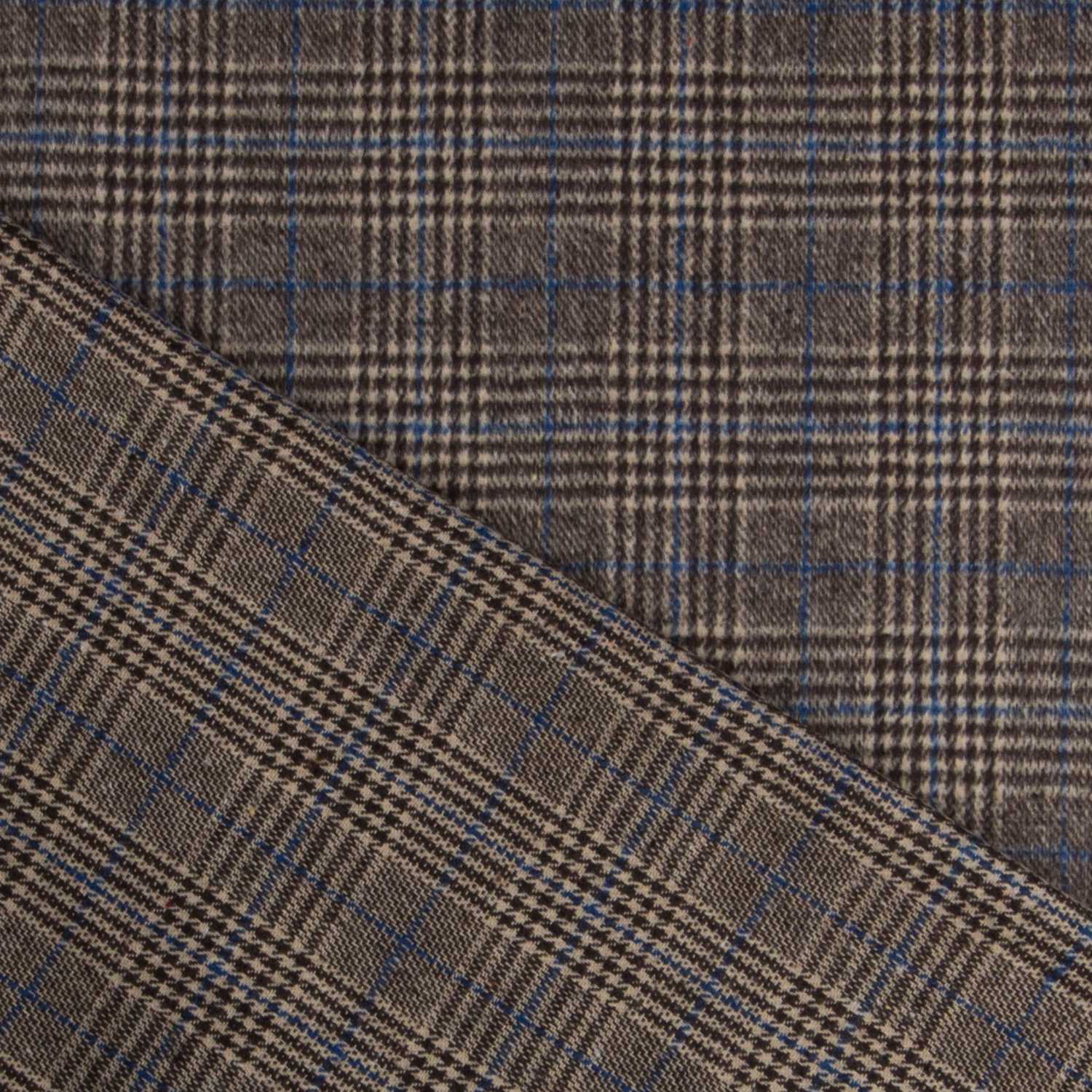 Abrigo Gales Marrón Azul - Ribes y Casals