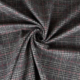 Abrigo Gales Negro Rojo - Ribes y Casals