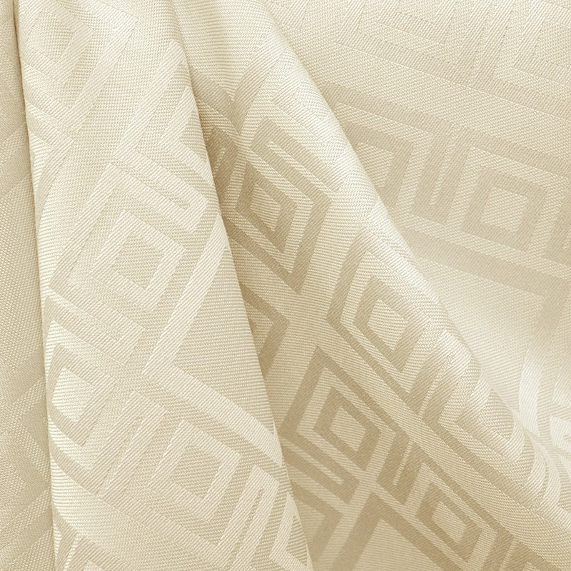 Mantel Adamascado Cuadros Beige - Ribes y Casals