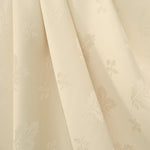 Mantel Adamascado Hojas Beige - Ribes y Casals