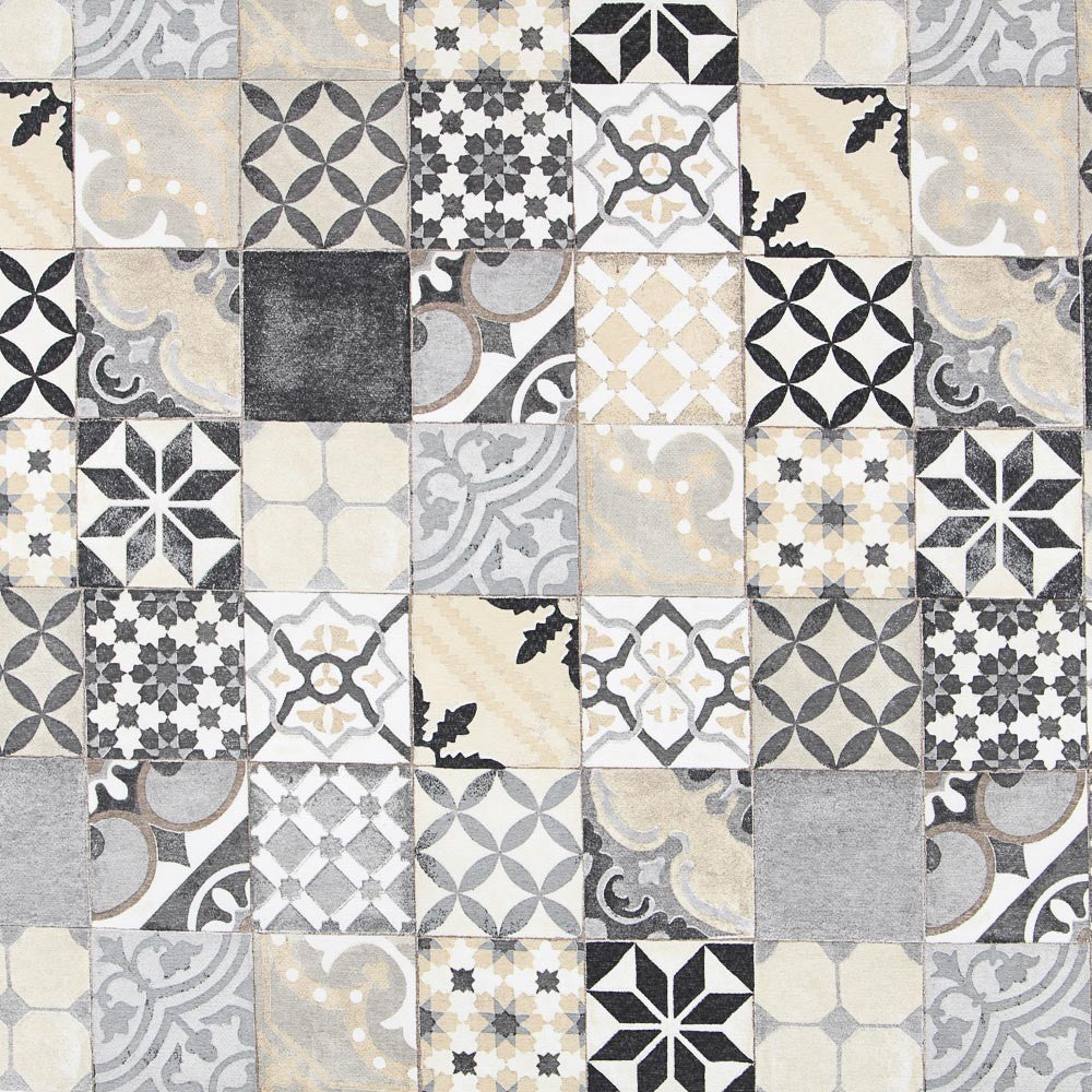 Mantel Anti Manchas Baldosas Mosaico Beige - Ribes y Casals