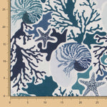 Mantel Anti Manchas Caracolas Azules - Ribes y Casals