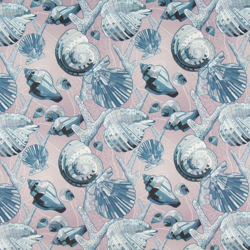 Mantel Anti Manchas Caracolas Lavanda - Ribes y Casals