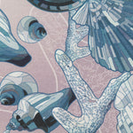 Mantel Anti Manchas Caracolas Lavanda - Ribes y Casals