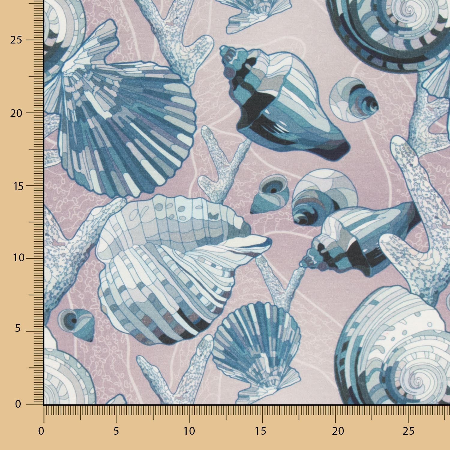 Mantel Anti Manchas Caracolas Lavanda - Ribes y Casals