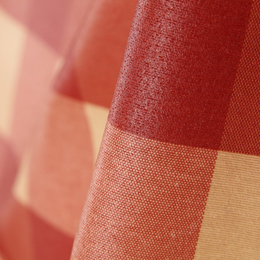 Mantel Anti Manchas Cuadros Coral - Ribes y Casals