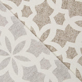 Mantel Anti Manchas Geométrico Beige - Ribes y Casals