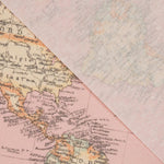 Mantel Anti Manchas Mapamundi Rosa - Ribes y Casals