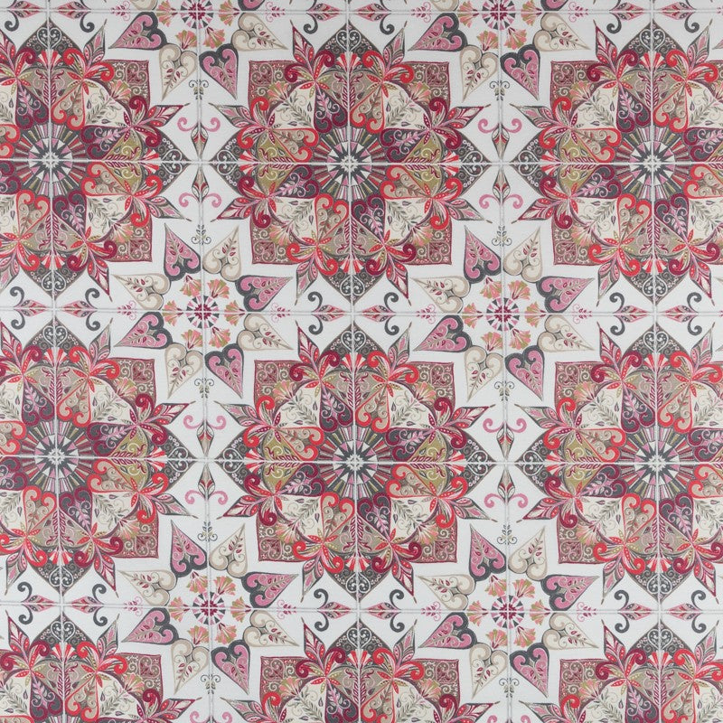 Mantel Anti Manchas Mosaico Fucsia - Ribes y Casals