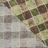 Mantel Anti Manchas Rombos Verde - Ribes y Casals