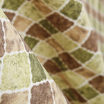 Mantel Anti Manchas Rombos Verde - Ribes y Casals