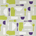 Mantel Antimanchas Cocina Lila Pistacho - Ribes y Casals