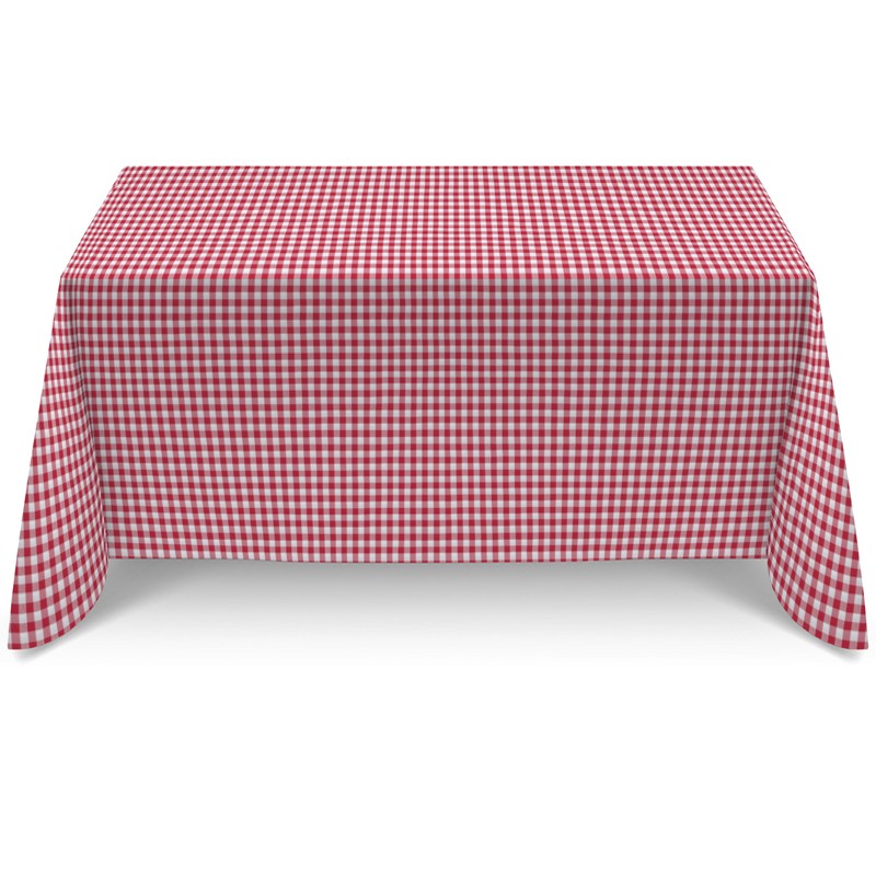 Mantel Cuadro Rojo 1,9cm - Ribes y Casals