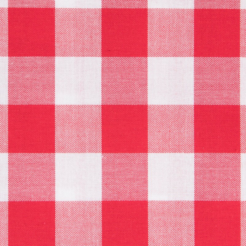 Mantel Cuadro Rojo 2,8cm - Ribes y Casals
