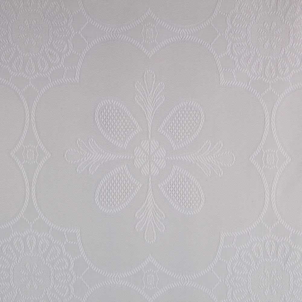 Mantel Damasco Trebol Blanco - Ribes y Casals