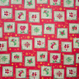 Mantel Navidad Antimanchas Cuadros Rojo - Ribes y Casals