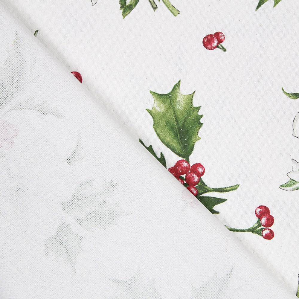 Mantel Navidad Muerdago Glitter - Ribes y Casals