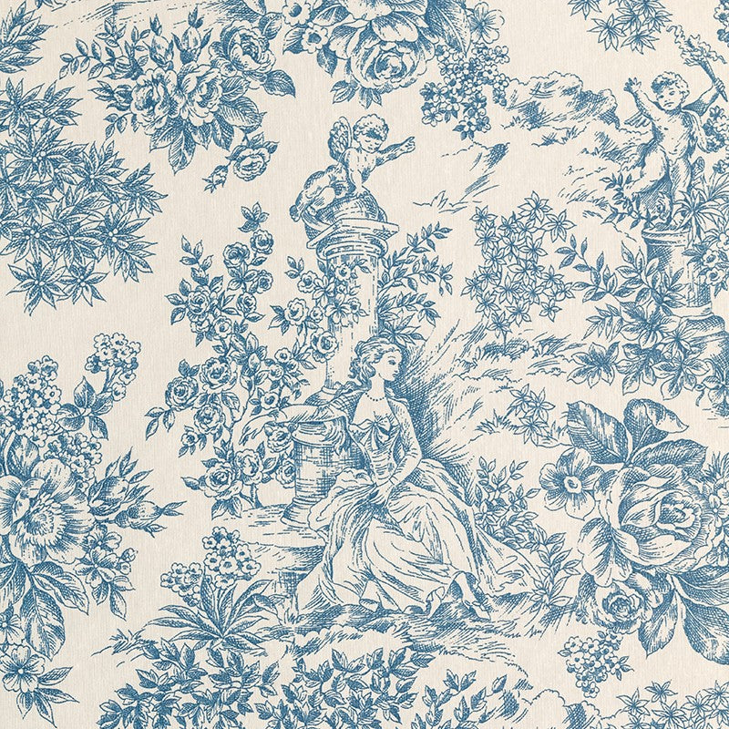 Mantel Toile de Jouy Azul - Ribes y Casals