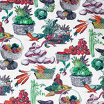 Mantel Verduras Fondo Blanco - Ribes y Casals