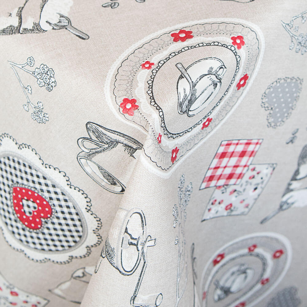 Mantel Anti Manchas Café Rústico - Ribes y Casals