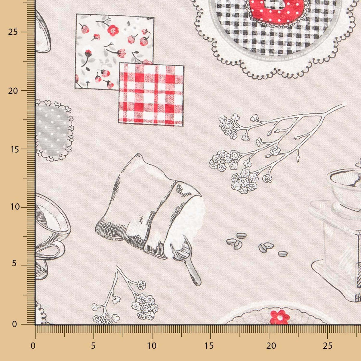 Mantel Anti Manchas Café Rústico - Ribes y Casals