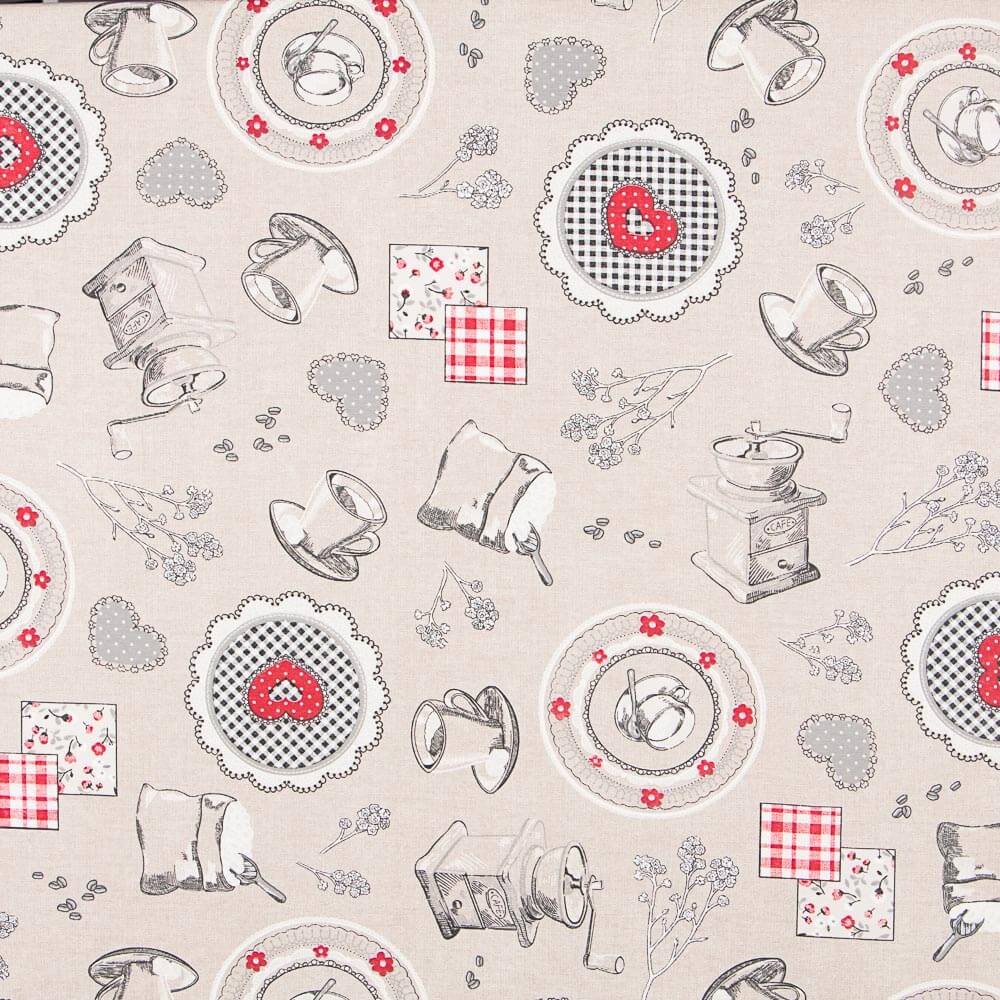 Mantel Anti Manchas Café Rústico - Ribes y Casals