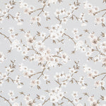 Mantel Anti Manchas Flor Japón Gris - Ribes y Casals