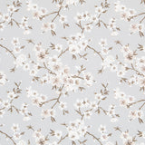 Mantel Anti Manchas Flor Japón Gris - Ribes y Casals