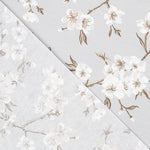 Mantel Anti Manchas Flor Japón Gris - Ribes y Casals