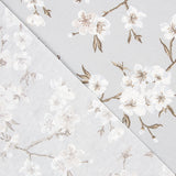 Mantel Anti Manchas Flor Japón Gris - Ribes y Casals