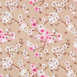 Mantel Anti Manchas Flor Japo Marrón - Ribes y Casals