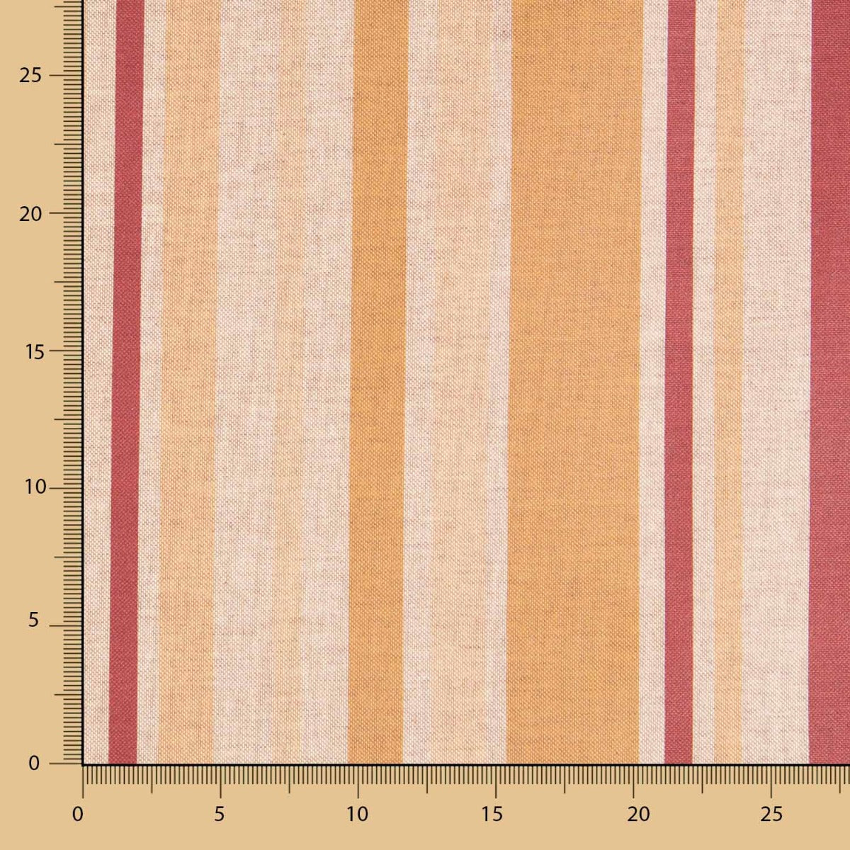 Mantel Anti Manchas Aramis Multirayas Ocre - Ribes y Casals