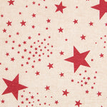 Mantel Anti Manchas Rústica Estrellas Rojas - Ribes y Casals