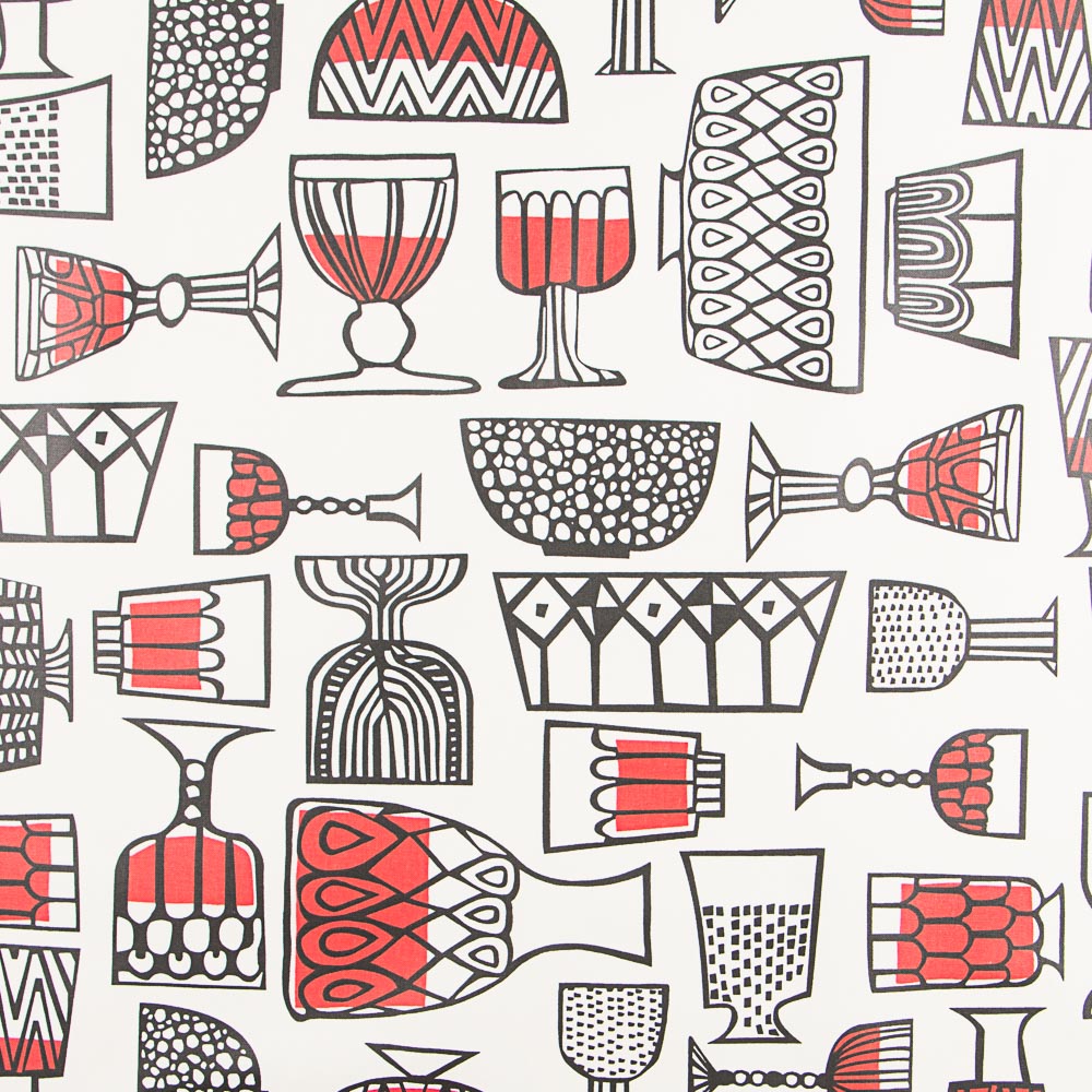 Mantel Resinado Anti Manchas Baccarat Rojo - Ribes y Casals