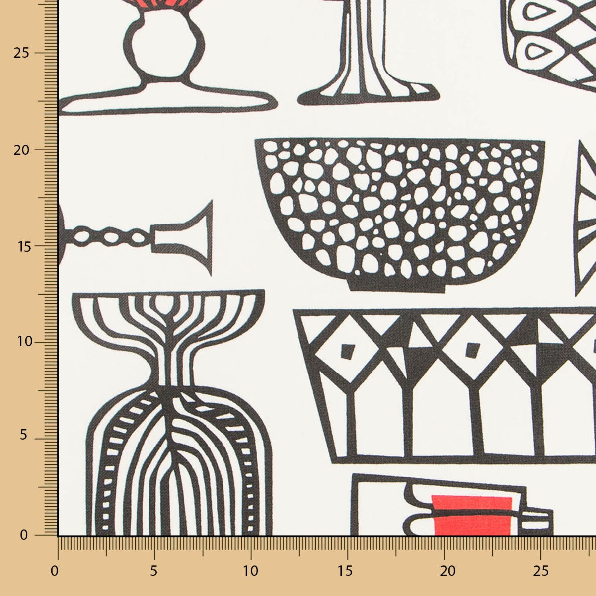 Mantel Resinado Anti Manchas Baccarat Rojo - Ribes y Casals