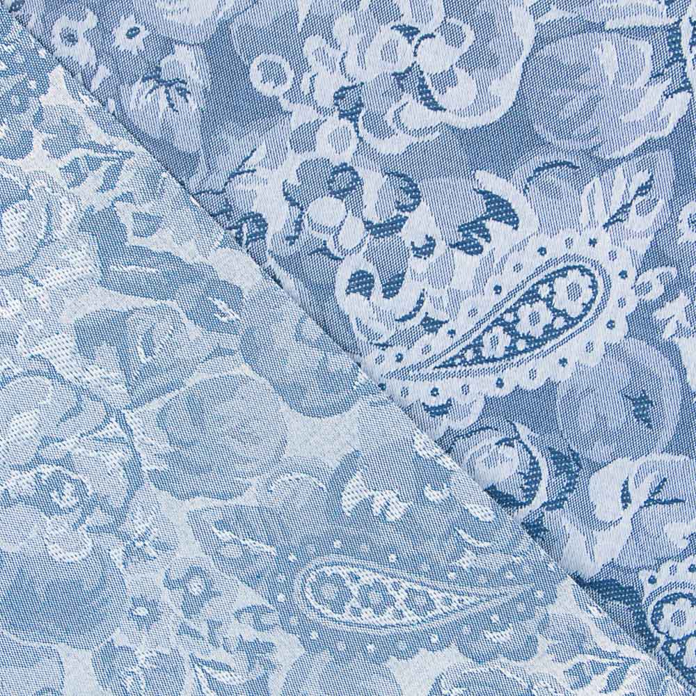 Mantel Anti Manchas Aramis Paisley Azul - Ribes y Casals