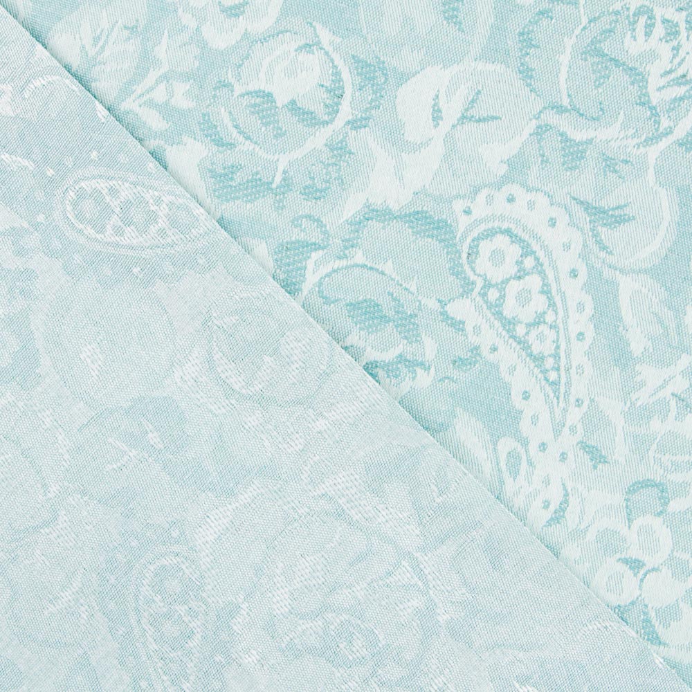 Mantel Anti Manchas Aramis Paisley Agua - Ribes y Casals