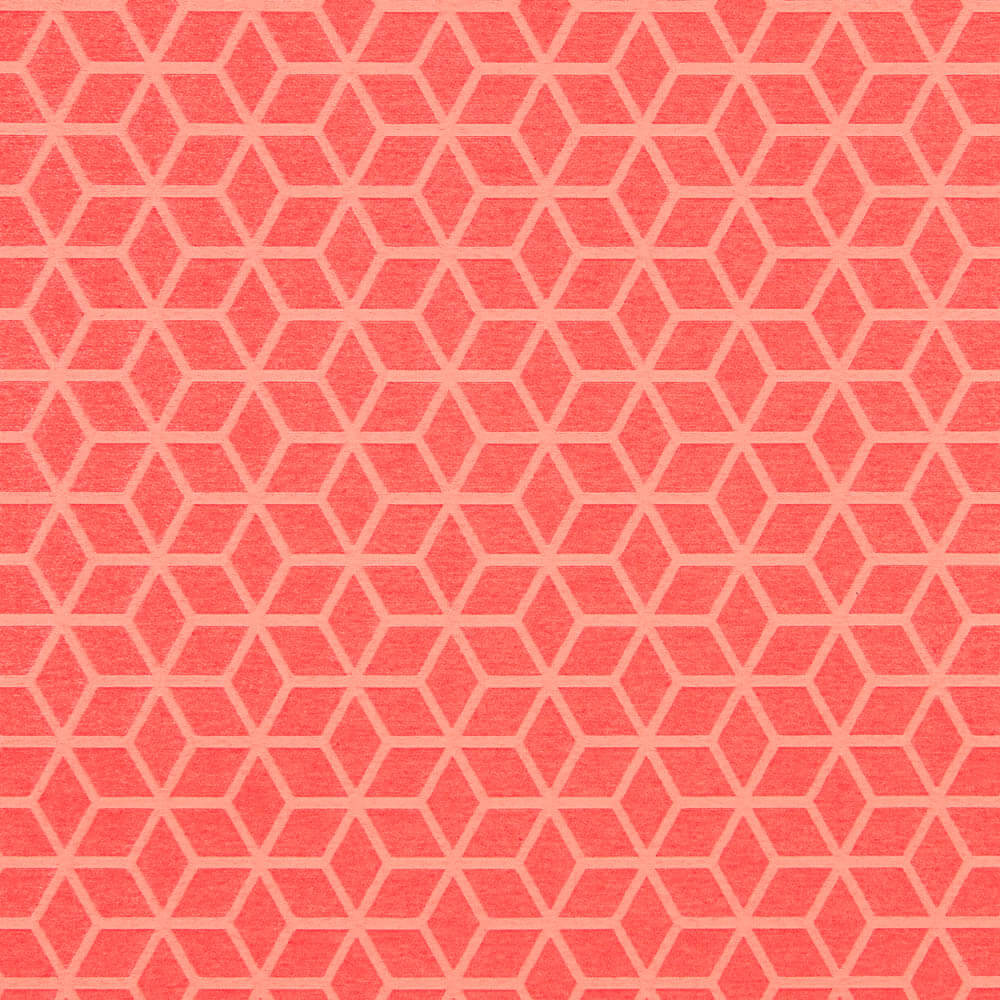 Mantel Antimanchas Jacquard Geométrico Coral - Ribes y Casals