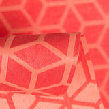 Mantel Antimanchas Jacquard Geométrico Coral - Ribes y Casals