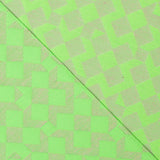 Mantel Antimanchas Jacquard Geométrico Verde Fluor - Ribes y Casals
