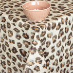 Mantel Resinado Leopardo Moteado Beige - Ribes y Casals