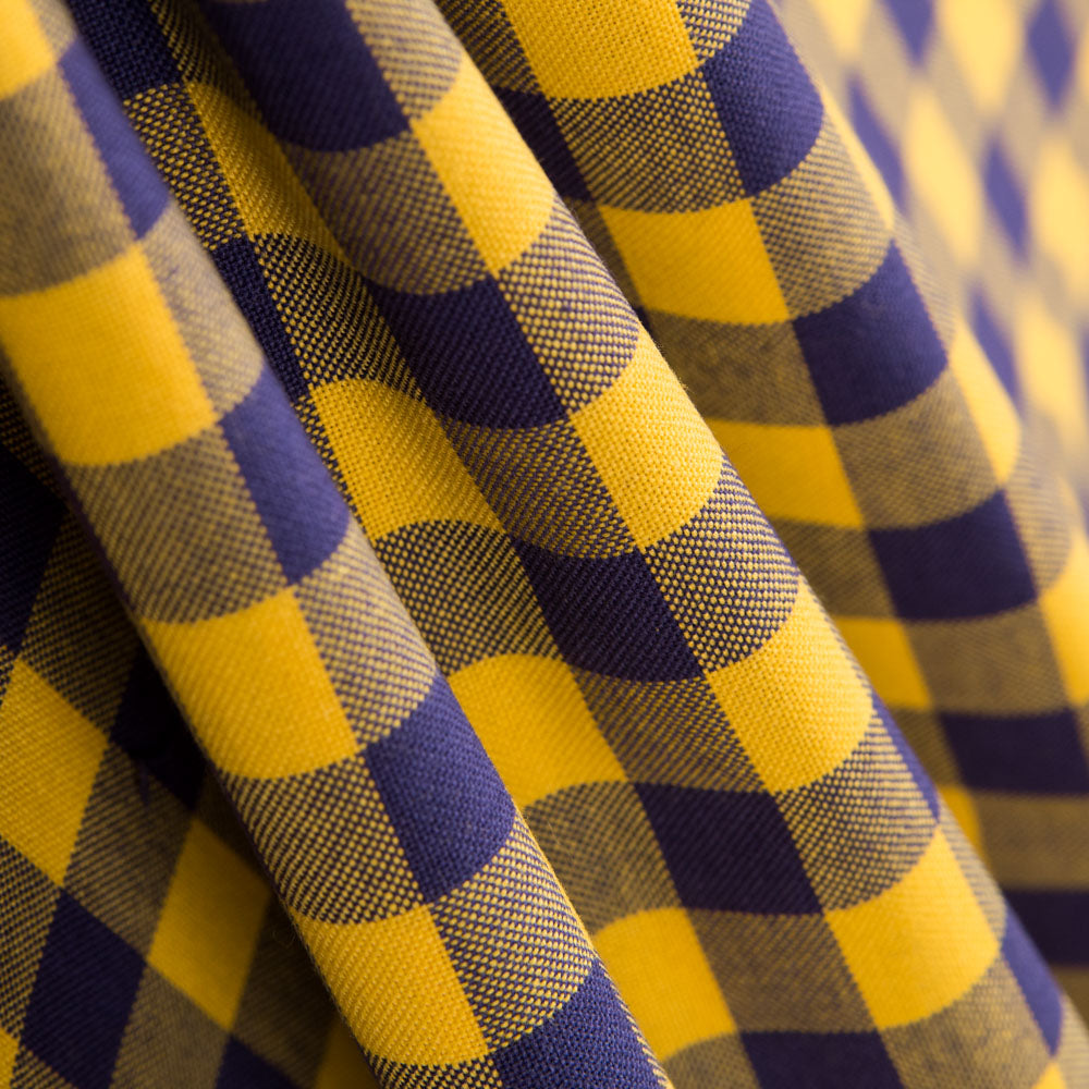 Mantel Cuadros Mini Azul Amarillo - Ribes y Casals